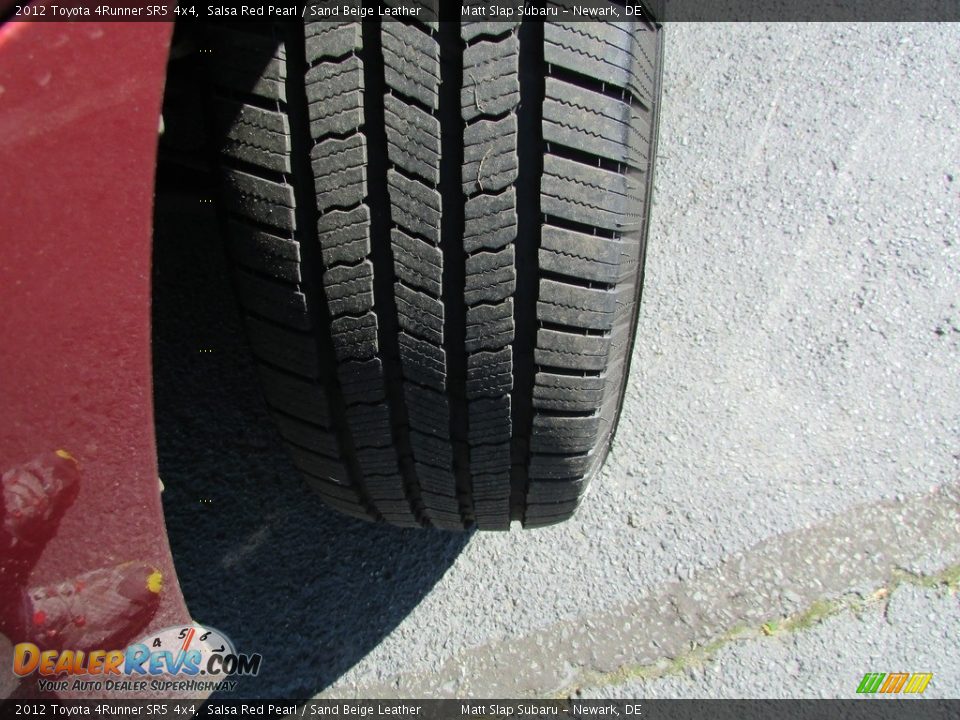 2012 Toyota 4Runner SR5 4x4 Salsa Red Pearl / Sand Beige Leather Photo #23