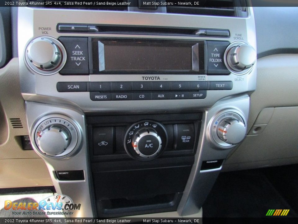 2012 Toyota 4Runner SR5 4x4 Salsa Red Pearl / Sand Beige Leather Photo #25