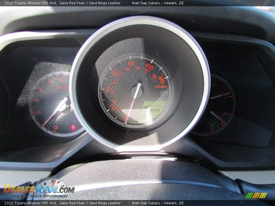 2012 Toyota 4Runner SR5 4x4 Salsa Red Pearl / Sand Beige Leather Photo #27