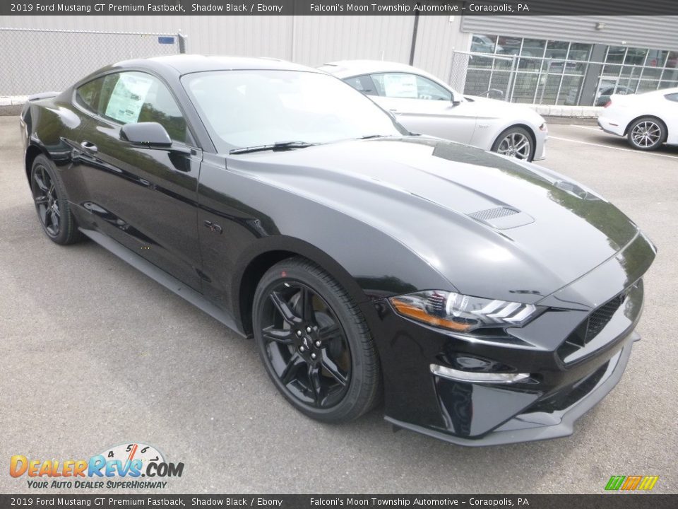 2019 Ford Mustang GT Premium Fastback Shadow Black / Ebony Photo #3
