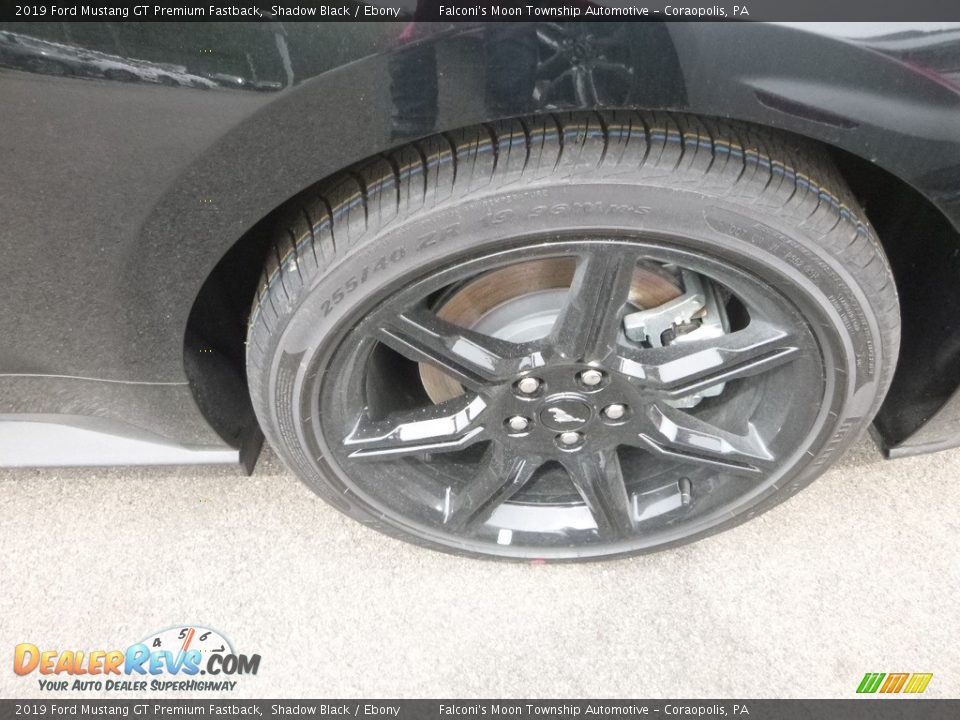 2019 Ford Mustang GT Premium Fastback Shadow Black / Ebony Photo #7