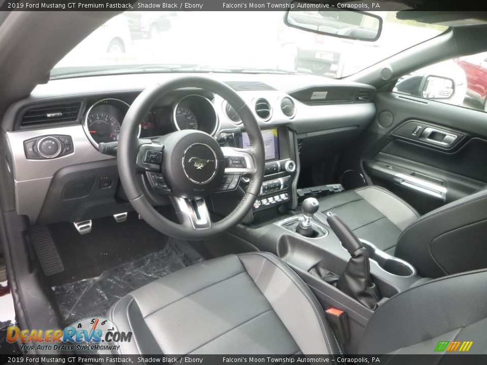 2019 Ford Mustang GT Premium Fastback Shadow Black / Ebony Photo #9