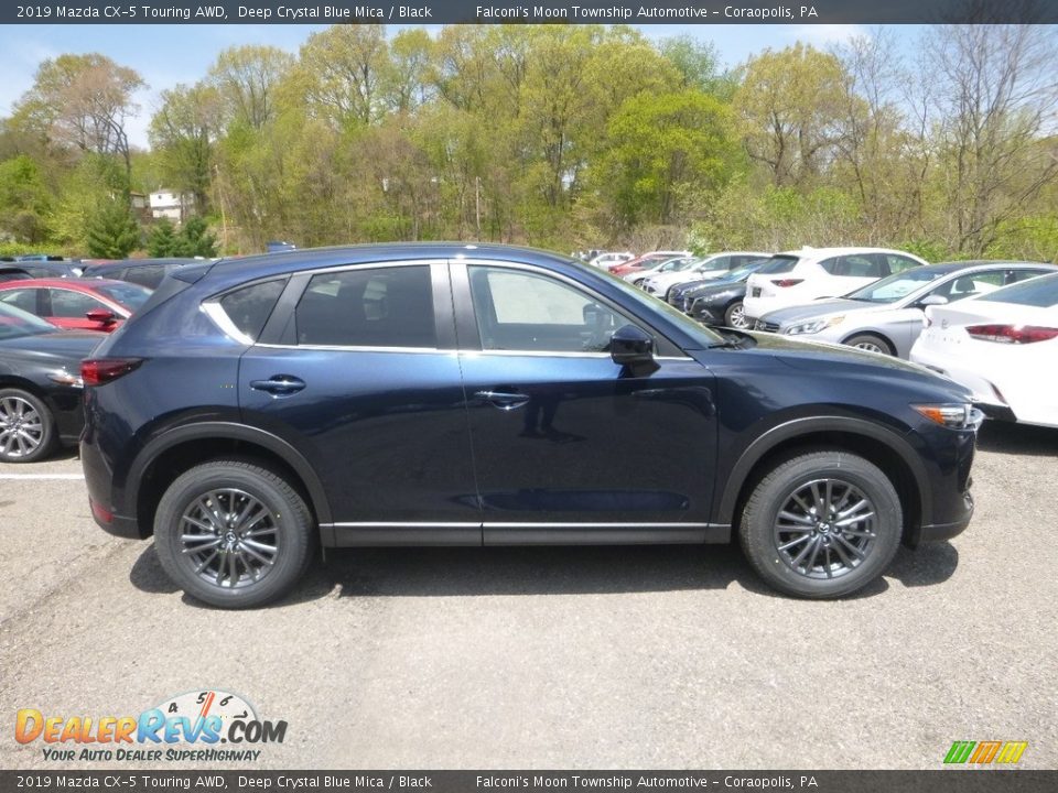 2019 Mazda CX-5 Touring AWD Deep Crystal Blue Mica / Black Photo #1