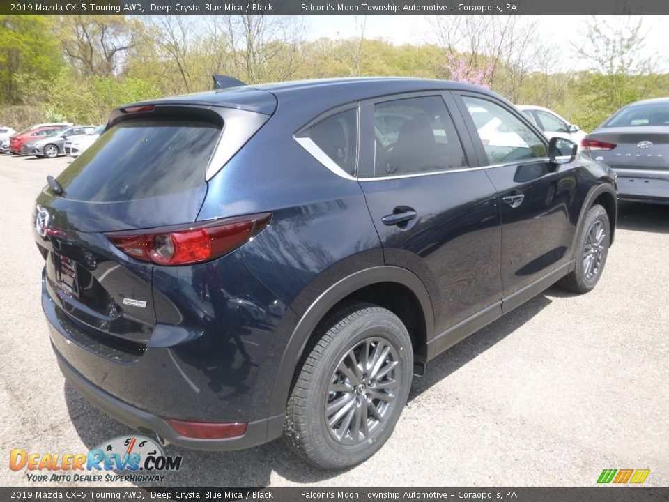2019 Mazda CX-5 Touring AWD Deep Crystal Blue Mica / Black Photo #2