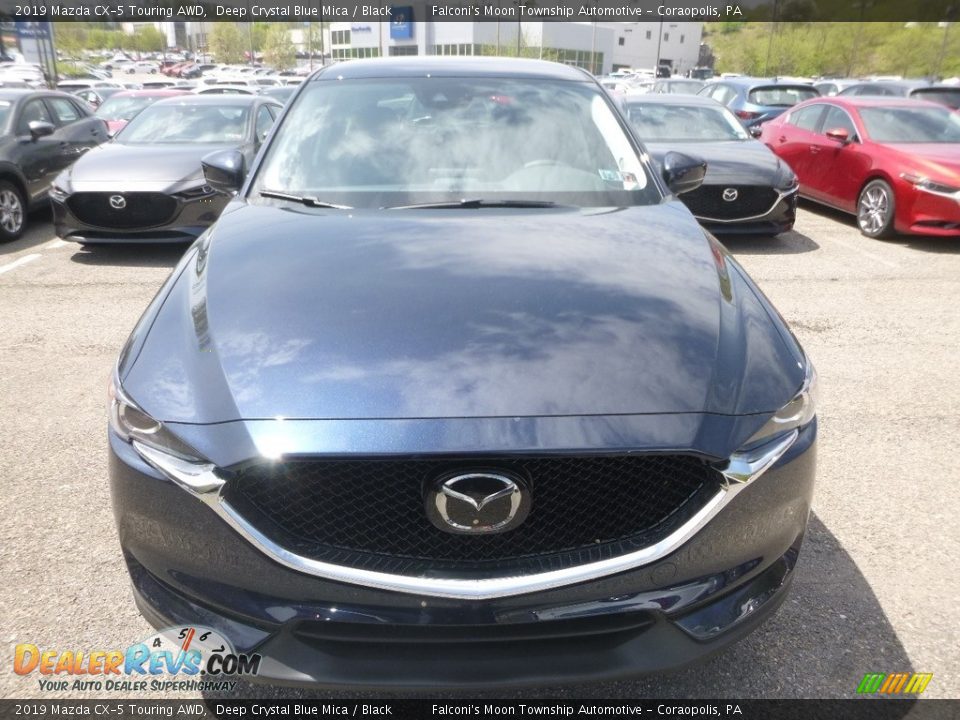 2019 Mazda CX-5 Touring AWD Deep Crystal Blue Mica / Black Photo #4