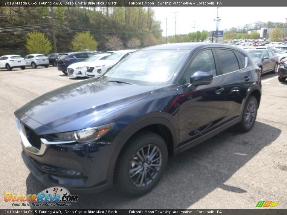 2019 Mazda CX-5 Touring AWD Deep Crystal Blue Mica / Black Photo #5