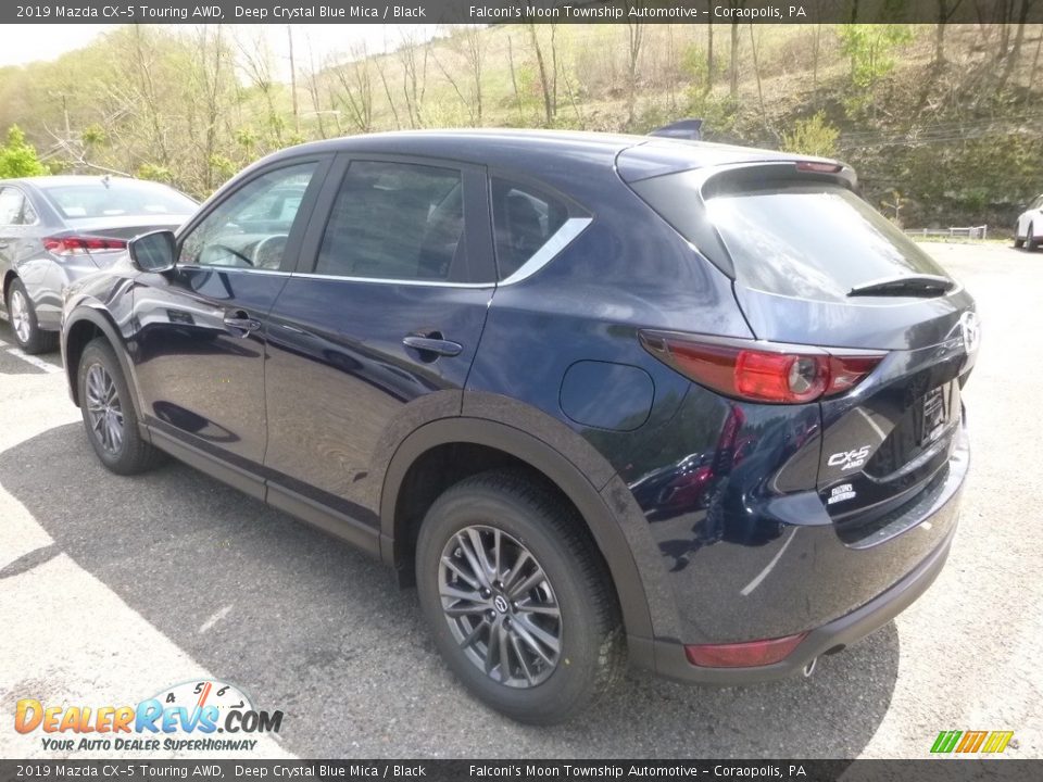 2019 Mazda CX-5 Touring AWD Deep Crystal Blue Mica / Black Photo #6