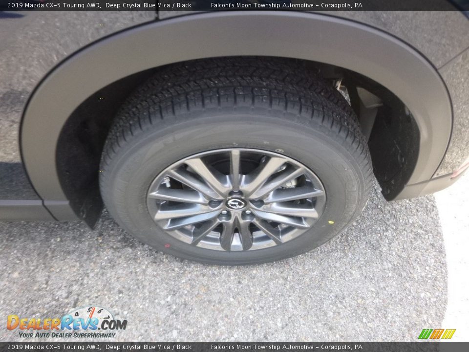 2019 Mazda CX-5 Touring AWD Deep Crystal Blue Mica / Black Photo #7