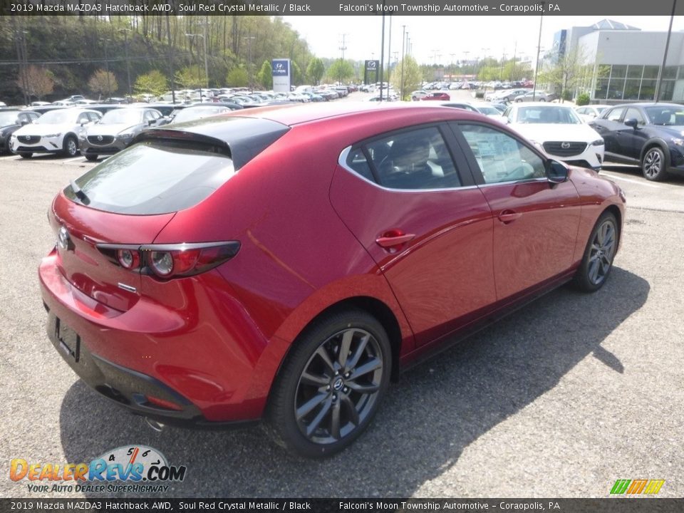2019 Mazda MAZDA3 Hatchback AWD Soul Red Crystal Metallic / Black Photo #2