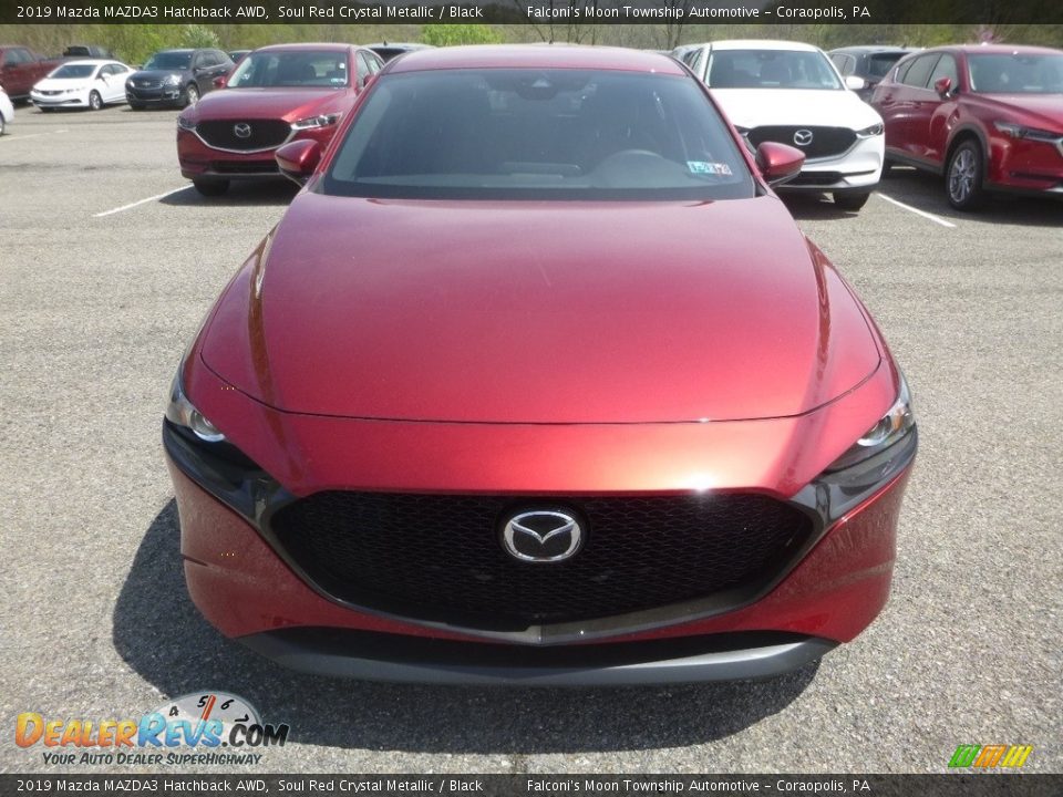 2019 Mazda MAZDA3 Hatchback AWD Soul Red Crystal Metallic / Black Photo #4