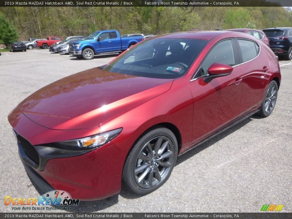 Front 3/4 View of 2019 Mazda MAZDA3 Hatchback AWD Photo #5