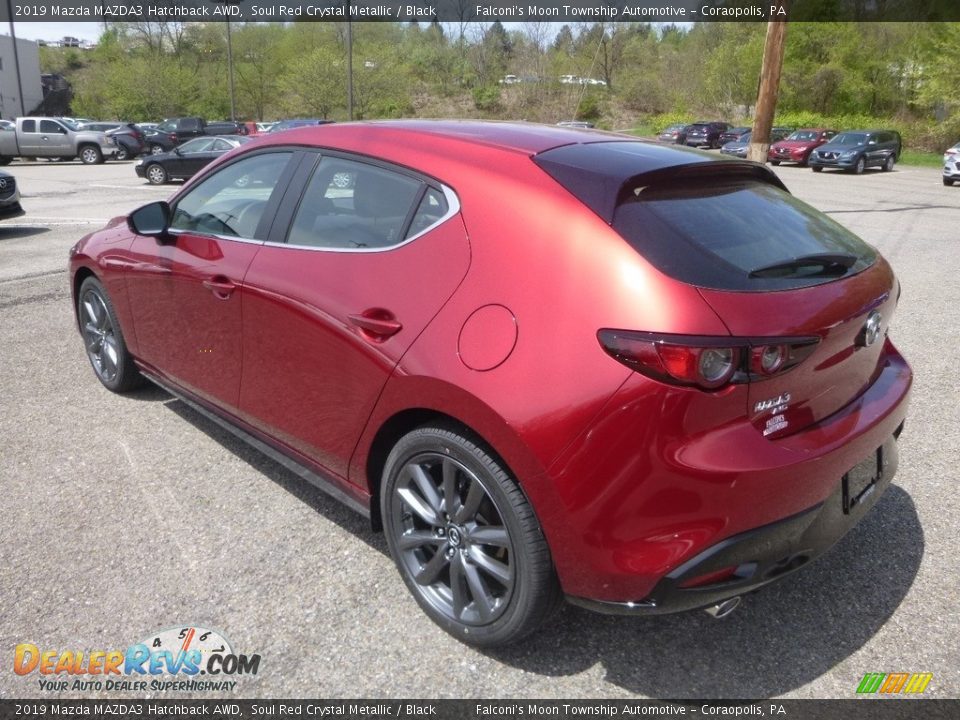 2019 Mazda MAZDA3 Hatchback AWD Soul Red Crystal Metallic / Black Photo #6