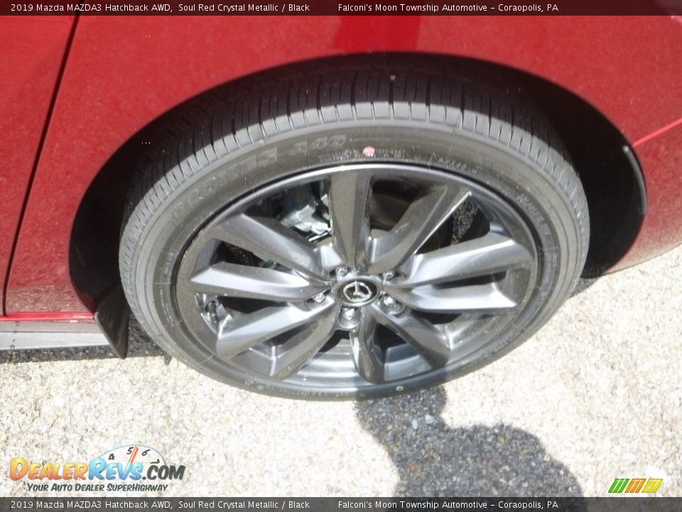 2019 Mazda MAZDA3 Hatchback AWD Soul Red Crystal Metallic / Black Photo #7