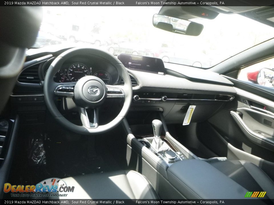 2019 Mazda MAZDA3 Hatchback AWD Soul Red Crystal Metallic / Black Photo #9