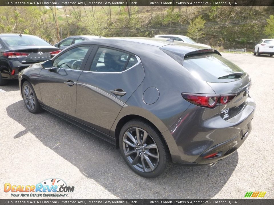 2019 Mazda MAZDA3 Hatchback Preferred AWD Machine Gray Metallic / Black Photo #5