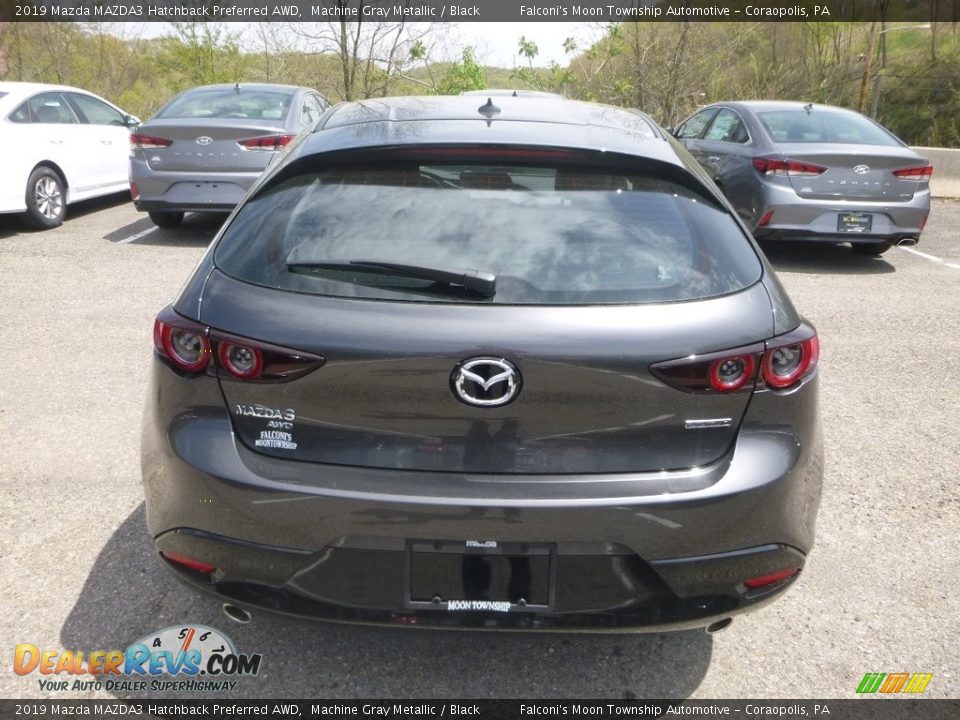 2019 Mazda MAZDA3 Hatchback Preferred AWD Machine Gray Metallic / Black Photo #6