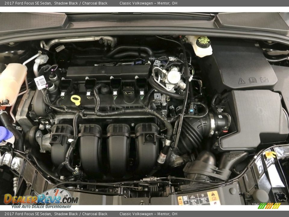 2017 Ford Focus SE Sedan Shadow Black / Charcoal Black Photo #17