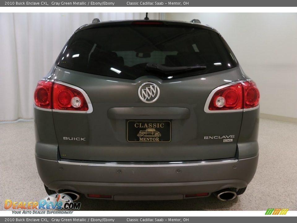 2010 Buick Enclave CXL Gray Green Metallic / Ebony/Ebony Photo #16