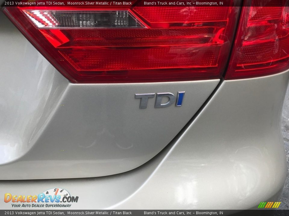 2013 Volkswagen Jetta TDI Sedan Moonrock Silver Metallic / Titan Black Photo #7