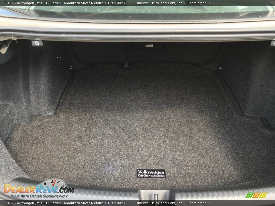 2013 Volkswagen Jetta TDI Sedan Moonrock Silver Metallic / Titan Black Photo #9