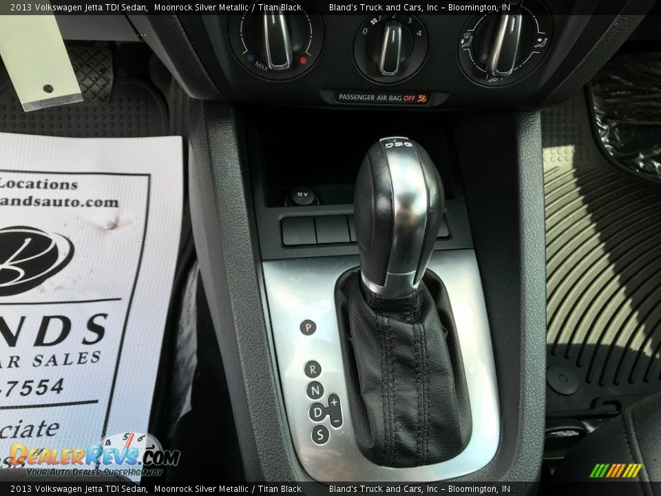 2013 Volkswagen Jetta TDI Sedan Moonrock Silver Metallic / Titan Black Photo #18