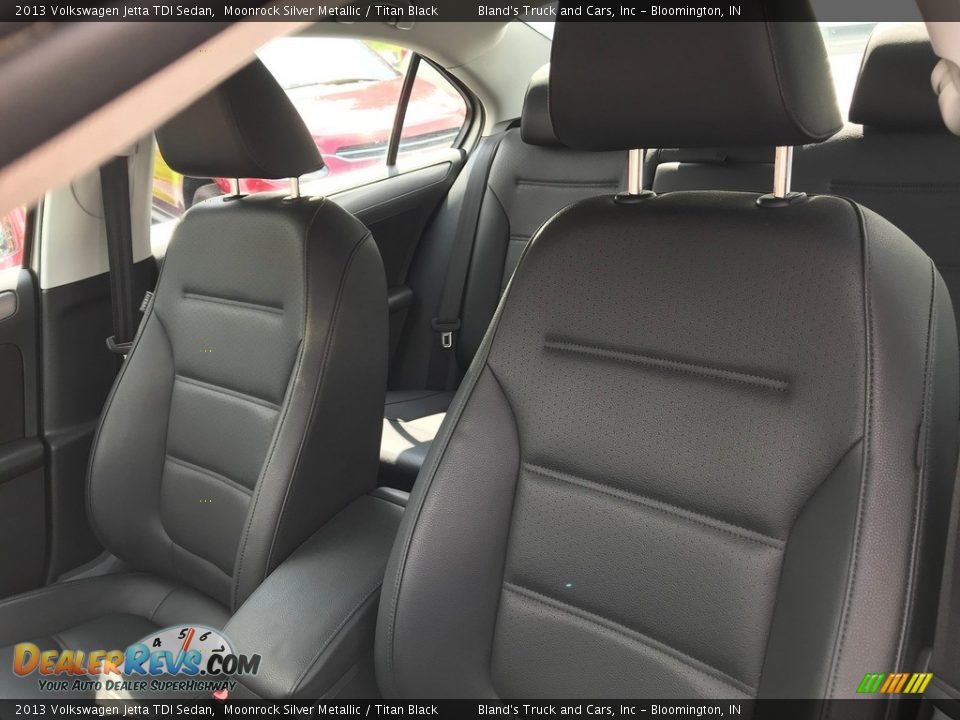 2013 Volkswagen Jetta TDI Sedan Moonrock Silver Metallic / Titan Black Photo #21