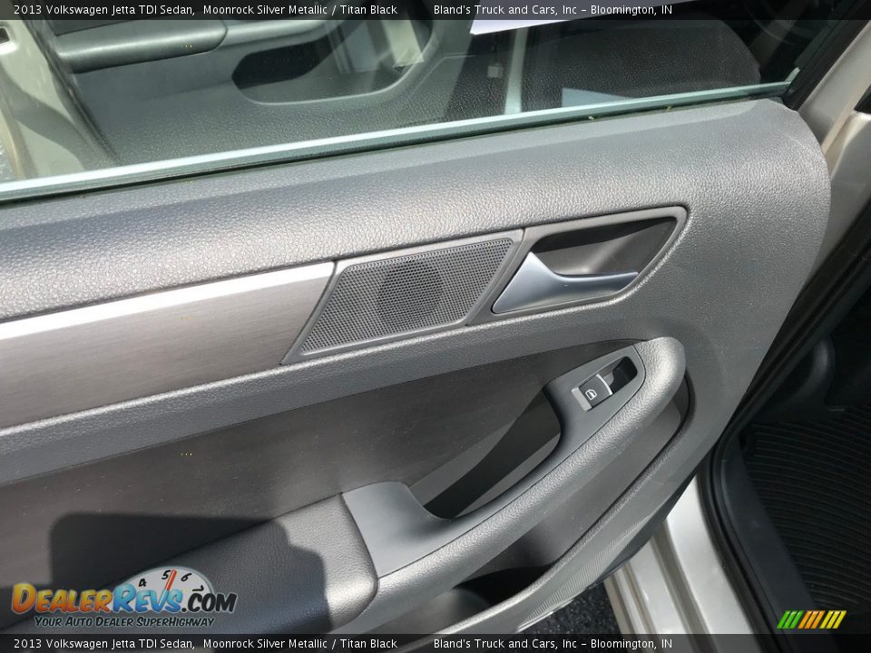 2013 Volkswagen Jetta TDI Sedan Moonrock Silver Metallic / Titan Black Photo #25