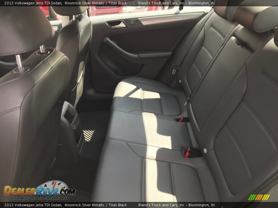 2013 Volkswagen Jetta TDI Sedan Moonrock Silver Metallic / Titan Black Photo #27