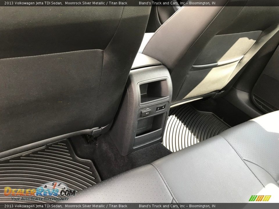 2013 Volkswagen Jetta TDI Sedan Moonrock Silver Metallic / Titan Black Photo #28