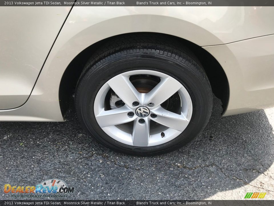 2013 Volkswagen Jetta TDI Sedan Moonrock Silver Metallic / Titan Black Photo #32