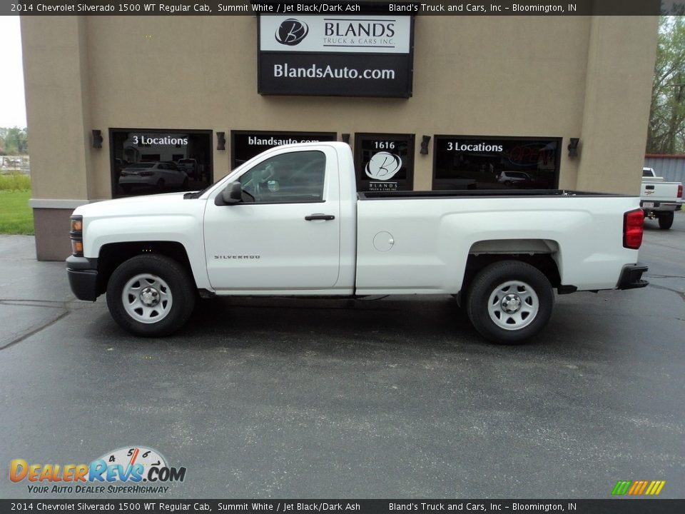 2014 Chevrolet Silverado 1500 WT Regular Cab Summit White / Jet Black/Dark Ash Photo #1