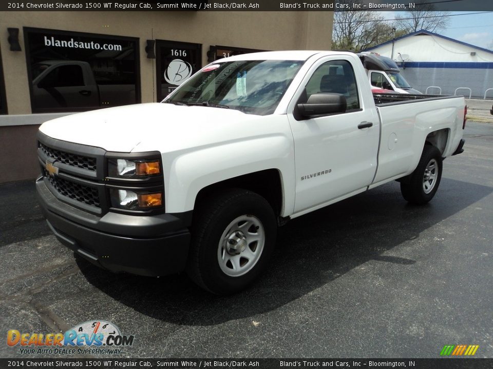 2014 Chevrolet Silverado 1500 WT Regular Cab Summit White / Jet Black/Dark Ash Photo #2