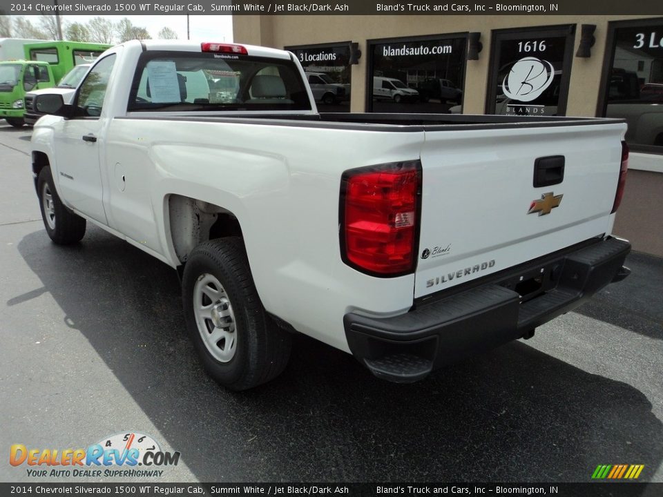 2014 Chevrolet Silverado 1500 WT Regular Cab Summit White / Jet Black/Dark Ash Photo #3