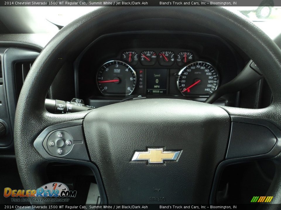 2014 Chevrolet Silverado 1500 WT Regular Cab Summit White / Jet Black/Dark Ash Photo #11