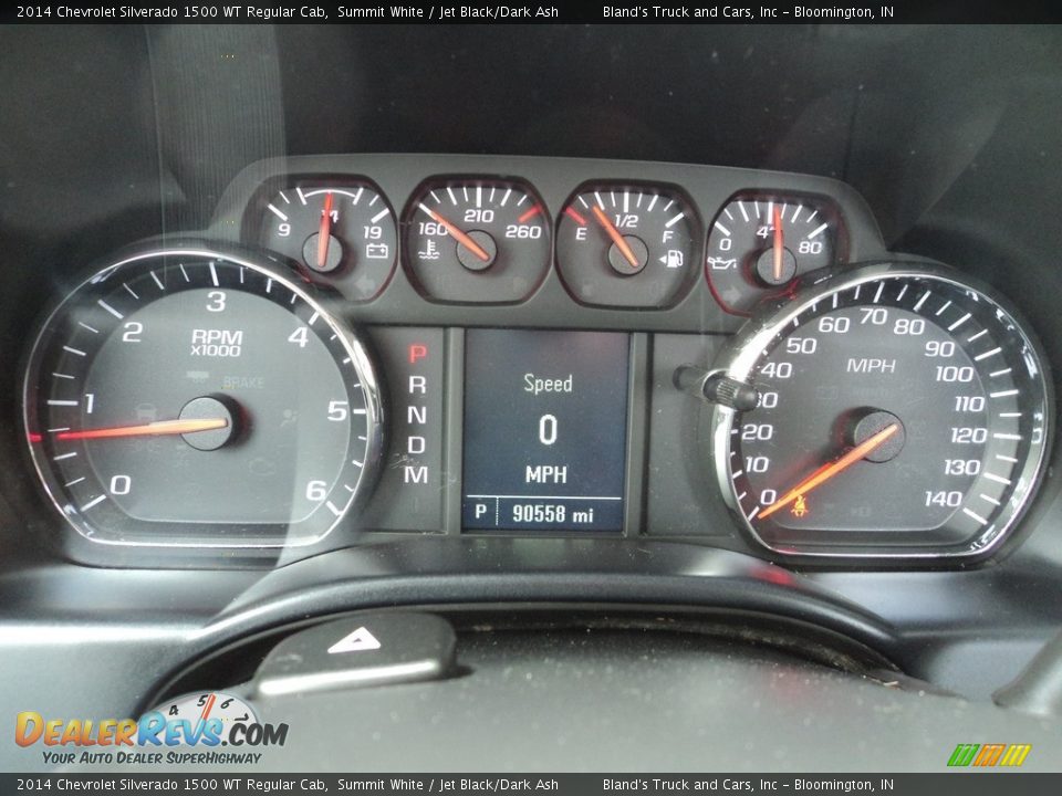 2014 Chevrolet Silverado 1500 WT Regular Cab Summit White / Jet Black/Dark Ash Photo #12