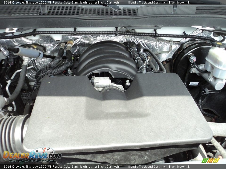 2014 Chevrolet Silverado 1500 WT Regular Cab Summit White / Jet Black/Dark Ash Photo #24