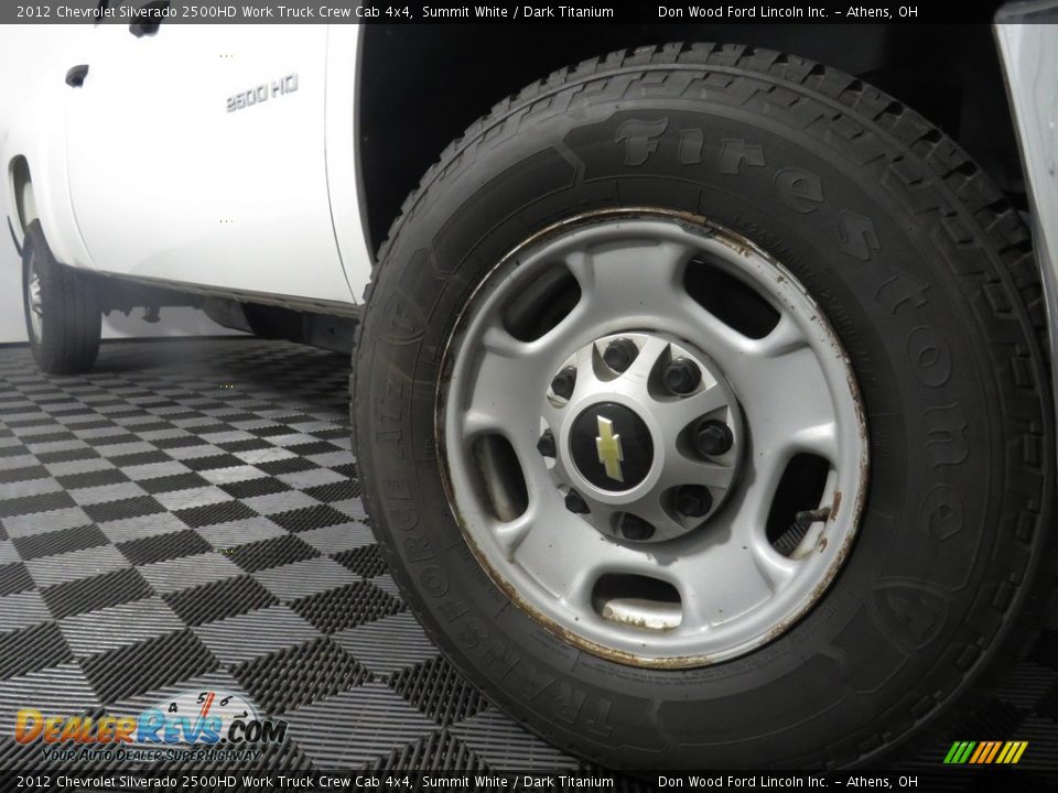2012 Chevrolet Silverado 2500HD Work Truck Crew Cab 4x4 Summit White / Dark Titanium Photo #2