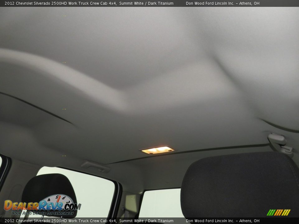 2012 Chevrolet Silverado 2500HD Work Truck Crew Cab 4x4 Summit White / Dark Titanium Photo #14
