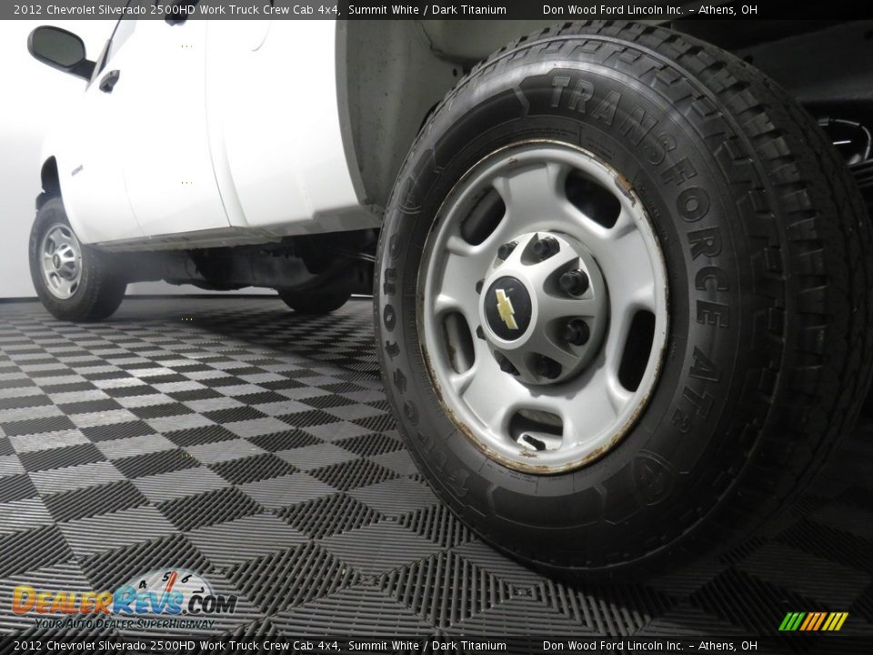 2012 Chevrolet Silverado 2500HD Work Truck Crew Cab 4x4 Summit White / Dark Titanium Photo #20