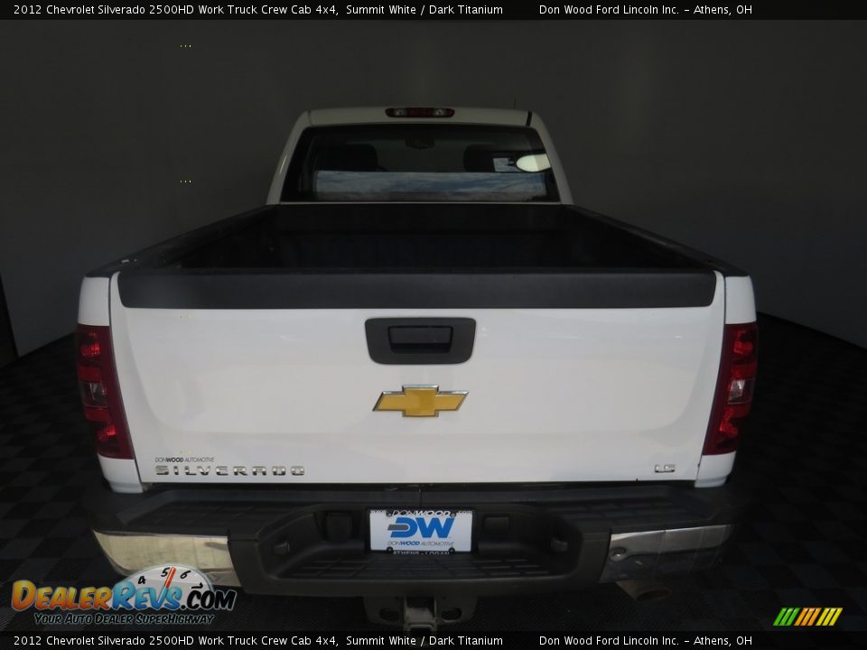 2012 Chevrolet Silverado 2500HD Work Truck Crew Cab 4x4 Summit White / Dark Titanium Photo #23
