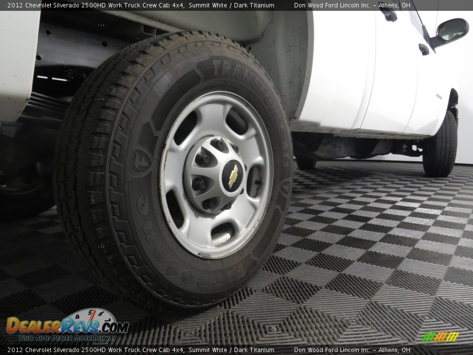 2012 Chevrolet Silverado 2500HD Work Truck Crew Cab 4x4 Summit White / Dark Titanium Photo #26