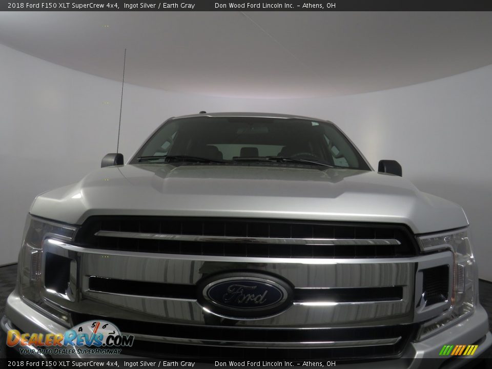 2018 Ford F150 XLT SuperCrew 4x4 Ingot Silver / Earth Gray Photo #4