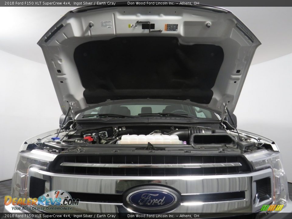 2018 Ford F150 XLT SuperCrew 4x4 Ingot Silver / Earth Gray Photo #5