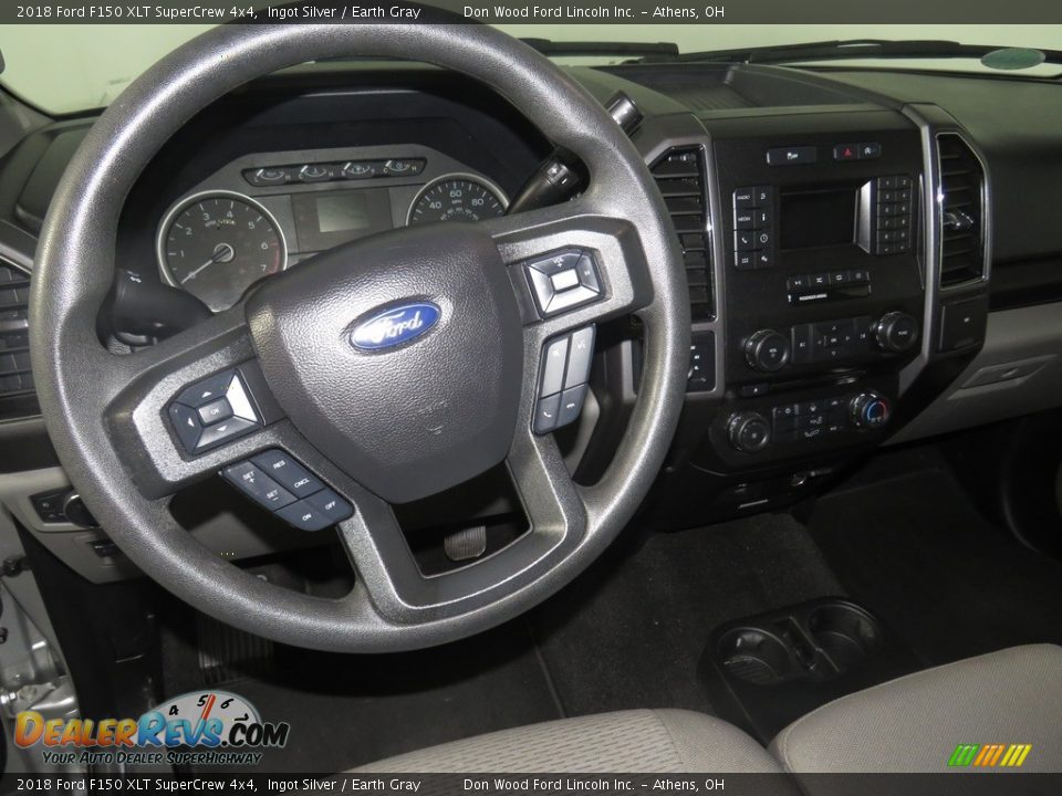 2018 Ford F150 XLT SuperCrew 4x4 Ingot Silver / Earth Gray Photo #11