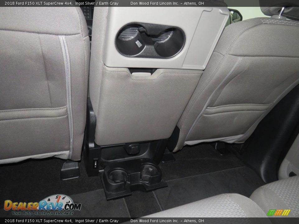 2018 Ford F150 XLT SuperCrew 4x4 Ingot Silver / Earth Gray Photo #15