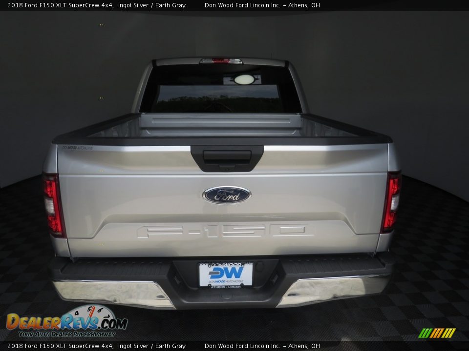 2018 Ford F150 XLT SuperCrew 4x4 Ingot Silver / Earth Gray Photo #19