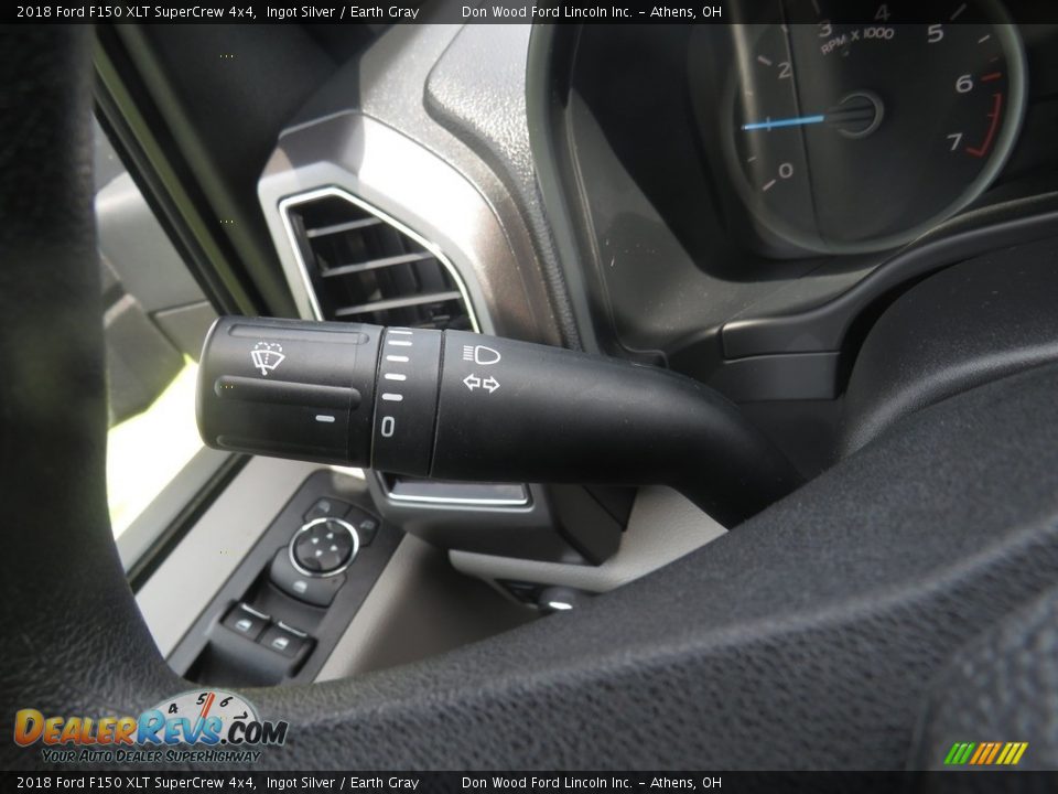 2018 Ford F150 XLT SuperCrew 4x4 Ingot Silver / Earth Gray Photo #31
