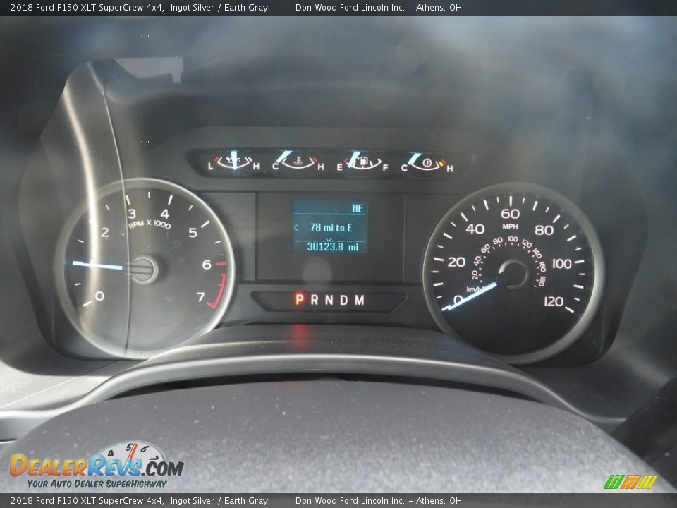 2018 Ford F150 XLT SuperCrew 4x4 Ingot Silver / Earth Gray Photo #32