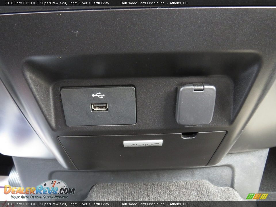 2018 Ford F150 XLT SuperCrew 4x4 Ingot Silver / Earth Gray Photo #36