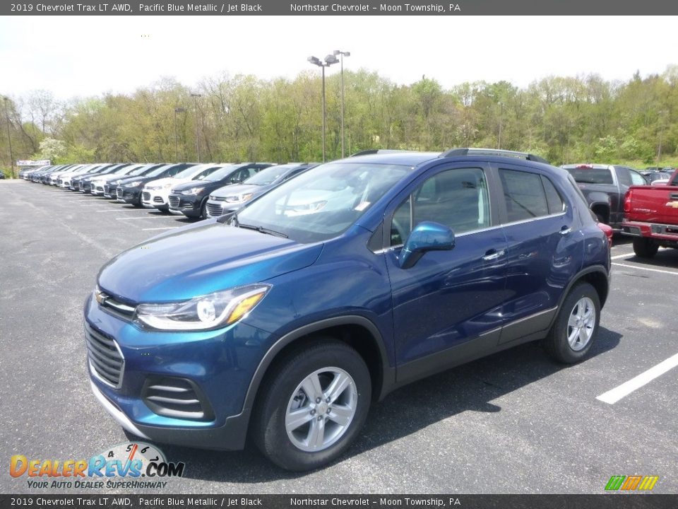 2019 Chevrolet Trax LT AWD Pacific Blue Metallic / Jet Black Photo #1